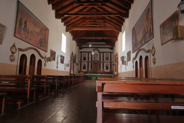阿根廷蒂尔卡拉 2022年11月25日 蒂卡拉市古老的教堂 阿根廷北部 南美洲 高质量的照片 — 图库照片
