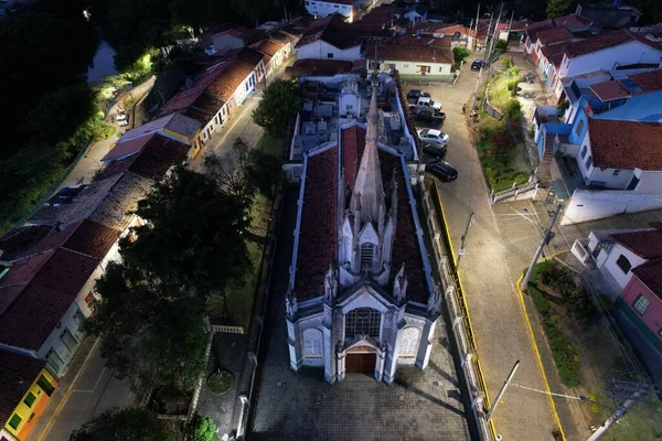Sao Luiz Paraitinga Mayo 2023 Fachada Iglesia Nuestra Señora Del — Foto de Stock