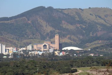 Aparecida, Brezilya: 12 Haziran 2023. Aparecida Sao Paulo şehrindeki Aparecida Katolik Katedrali. Yüksek kalite fotoğraf