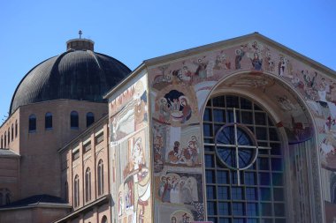 Aparecida, Brezilya: 12 Haziran 2023. Aparecida Sao Paulo şehrindeki Aparecida Katolik Katedrali. Yüksek kalite fotoğraf