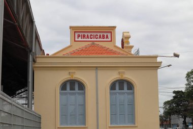 Piracicaba tren istasyonu. Yüksek kalite fotoğraf