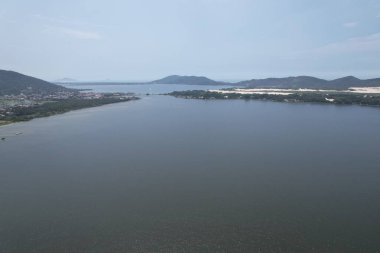 Conceicao Lagoon, Florianopolis, Şubat 2024. Yüksek kalite fotoğraf