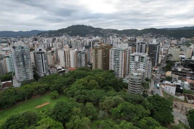 Florianopolis manzaralı Park da Luz Park, 2024 Mart sabahı.