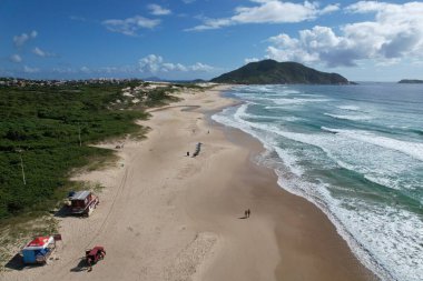 Sabah Santinho sahilinde, Florianopolis, Brezilya, Mart 2024