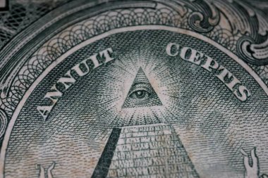 Amerikan Doları kapanış makrosu. Yüksek kalite fotoğraf