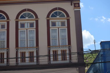 Sao Luiz do Paraitinga, SP, Brezilya - Şubat 10, 2025 - Koloni inşaatı