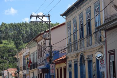 Sao Luiz do Paraitinga, SP, Brezilya - Şubat 10, 2025 - Koloni inşaatı