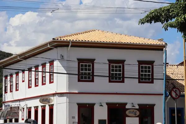 Sao Luiz do Paraitinga, SP, Brezilya - Şubat 10, 2025 - Koloni inşaatı