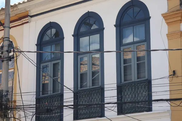 Sao Luiz do Paraitinga, SP, Brezilya - Şubat 10, 2025 - Koloni inşaatı