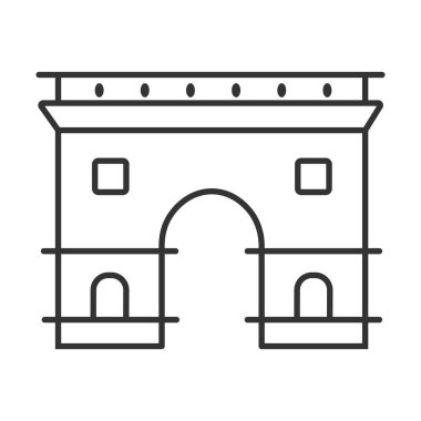 Zafer Arch Paris simgesi ana hat simgesi simgesi