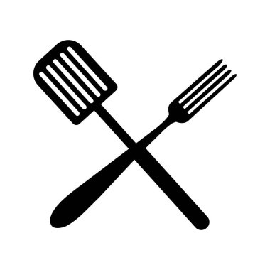Crossed Kitchen Utensils Simgesi Pişirme