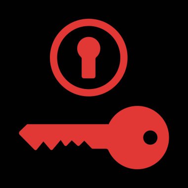 Ateşleme düğmesi, gösterge paneli trafik lambası uyarı işaretinin basit bir işareti