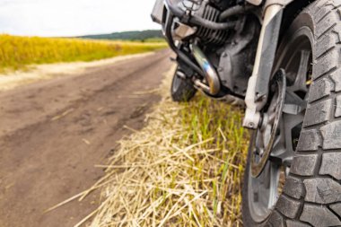 Motosiklet motoru parçası görüntüsü, boksör motoru silindiri.