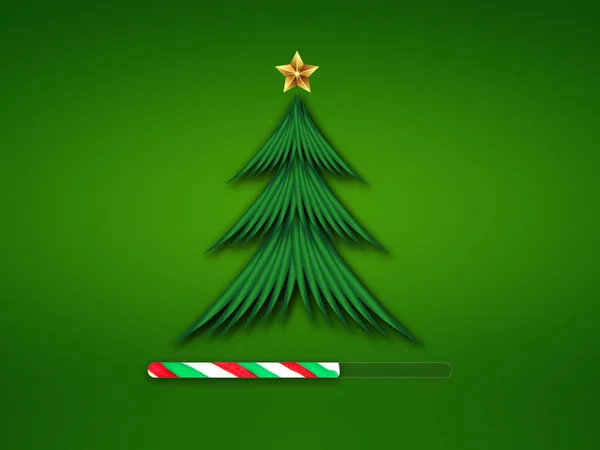 Christmas Tree Christmas Day New Year Concept — Stock fotografie