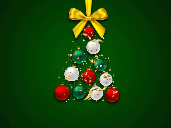 Oslava Vánoční Stromeček Vánoční Ozdoby Obrázek Zboží — Stock fotografie