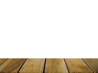 Soyut beyaz arkaplan önünde tahta tablo resmi.