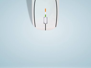 Computer mouse design with tri-color, Happy republic day, gantantra diwas and republic day special image.