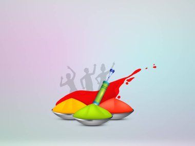 Happy Holi, festival of colors, holi celebration and holi festival illustration.