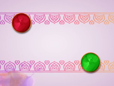 Happy Holi, gulal for holi, colorful powder and festival of colors image.