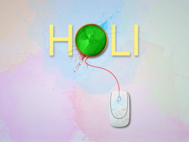 Happy Holi image, rangpanchami, holi festival india and gulal for holi background.