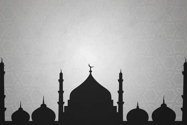 Щасливий Рамадан Щасливий Півмісяць Рамадан Ісламський Місяць Привітання Рамадана Мистецтво — стокове фото