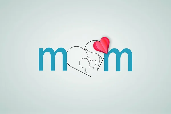 纪念母亲节照片 母亲节照片 母亲节照片和感人的照片艺术 — 图库照片