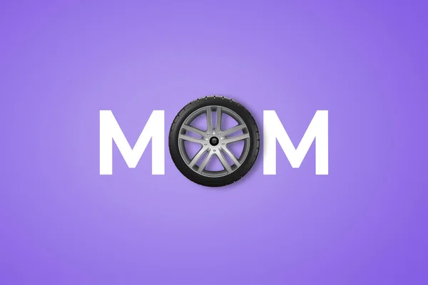 与股票形象分享你的爱 让妈妈为妈妈的概念微笑 为妈妈的母亲节形象和视觉 — 图库照片