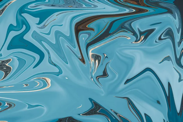 Abstract Vloeibaar Maken Golvende Lijnen Marmeren Textuur Psychedelische Achtergrond Kunst — Stockfoto
