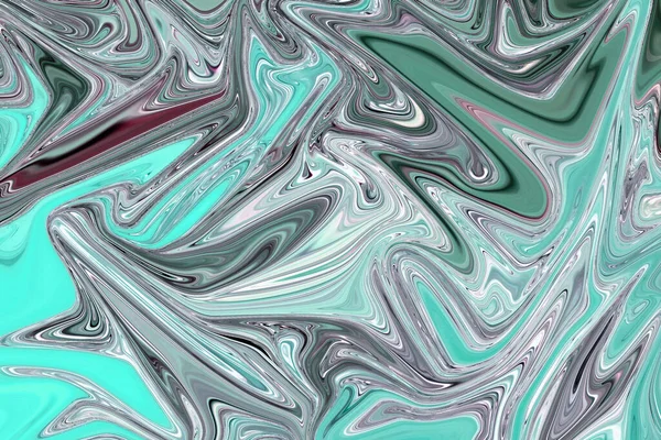 要旨液体 波の色勾配と液体の波紋の写真 — ストック写真