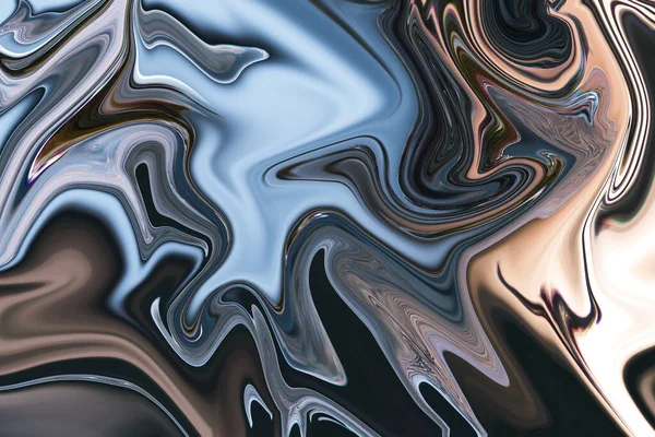 Abstraktes Flüssiges Chaotisches Abstraktes Wellen Farbverlauf Und Psychedelische Hintergrundidee — Stockfoto