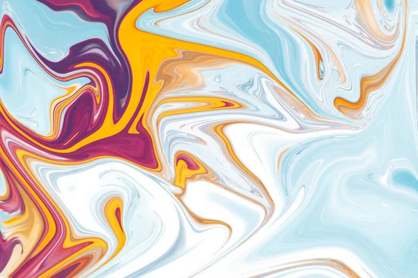 Abstract Vloeibaar Maken Marmeren Textuur Chaotische Abstracte Marmeren Golven Foto — Stockfoto