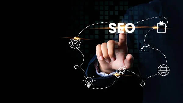 SEO search engine optimization, organic search and link building screen