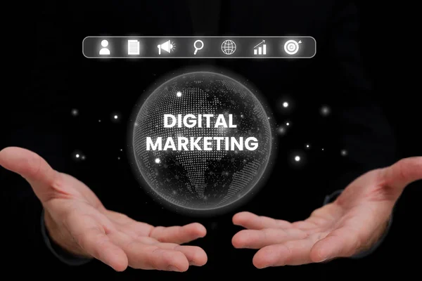 Marketing Digitale Internet Marketing Marketing Digitale — Foto Stock
