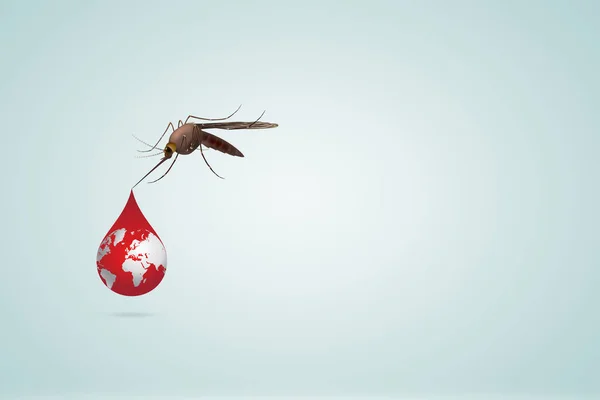 蚊の日 蚊や病気の予防のイラスト ロイヤリティフリーのストック画像