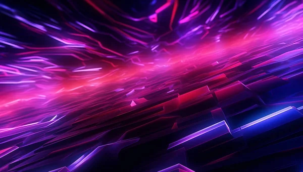 stock image Abstract futuristic background. Neon, energy, gaming. Pink and blue