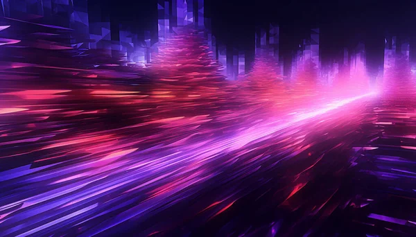 Abstrakter Futuristischer Hintergrund Neon Energie Gaming Rosa Und Blau lizenzfreie Stockbilder
