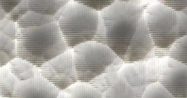 Yatay Düzende 3B Soyut Geometrik Gürültü Çıkarma Deseni