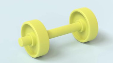 Dumbbell 'in Başlangıç' tan Pro Design 'e evriminin 3 boyutlu animasyonu
