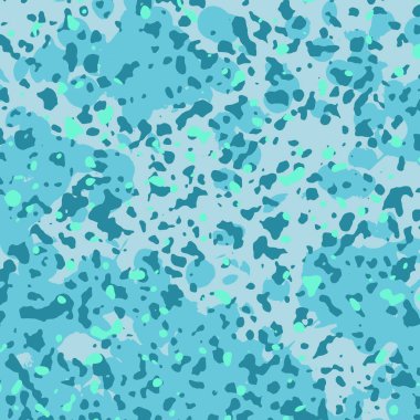 Turkuaz mavi tonlarda minimal su kamuflajı, estetik duvar kağıdı, perdeler, pazarlama görselleri, mobil kapaklar ve stüdyo planlarında soyut arkaplan çizimleri için tasarlanmıştır..