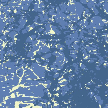 Mavi ve krem rengi yumuşak fırça desenli soyut kamuflaj, perde tasarımları, pazarlama grafikleri, moda arka planı ve mobil kapak veya duvar resimleri için mükemmel..