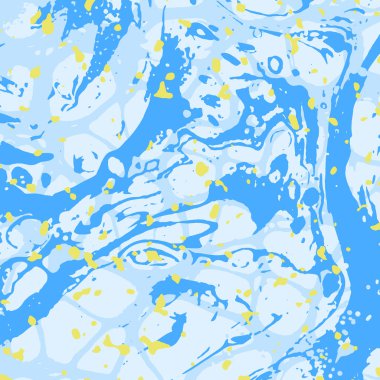 Açık mavi soyut mermer kamuflaj deseni düz girdap dokuları ve yumuşak renk damlaları, lüks tekstil deseni, mobil kapak, dijital duvar kağıdı veya şık iş afişi için ideal.