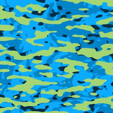 Hafif soyut kamuflaj arka planı yumuşak sarı, yeşil ve mavi dağınık damla dokuları ile, estetik tekstil desenleri, mobil kapaklar, duvar sanatı veya şık dijital duvar kağıdı için ideal.