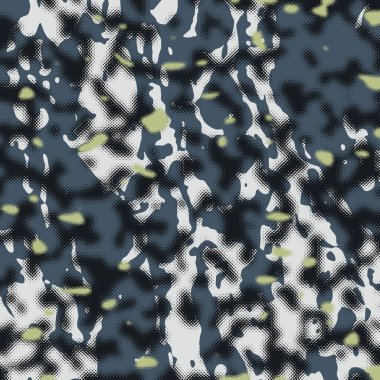 Siyah, gri ve beyaz soyut kamuflaj tasarımı kalın, grunge damlası dokusuna sahip, dijital duvar kağıdı, moda tekstili, mobil kapaklar ve kenarlı pazarlama veya markalaşma projeleri için mükemmel..