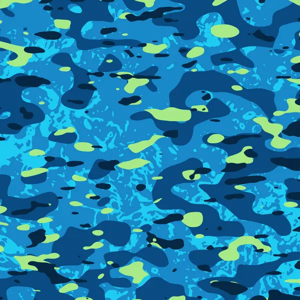 Dijital damga desenli ve yüksek kontrast şekilli modern mavi kamuflaj, mobil kapaklar, pazarlama afişleri, duvar resimleri, perde baskıları veya gerçekçi grunge arkaplan görselleri için idealdir.