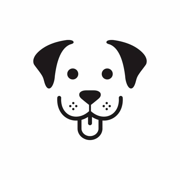 köpek simgesi vektör illüstrasyon tasarımı