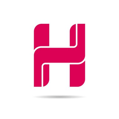 J harfi logo tasarım şablonu elementleri