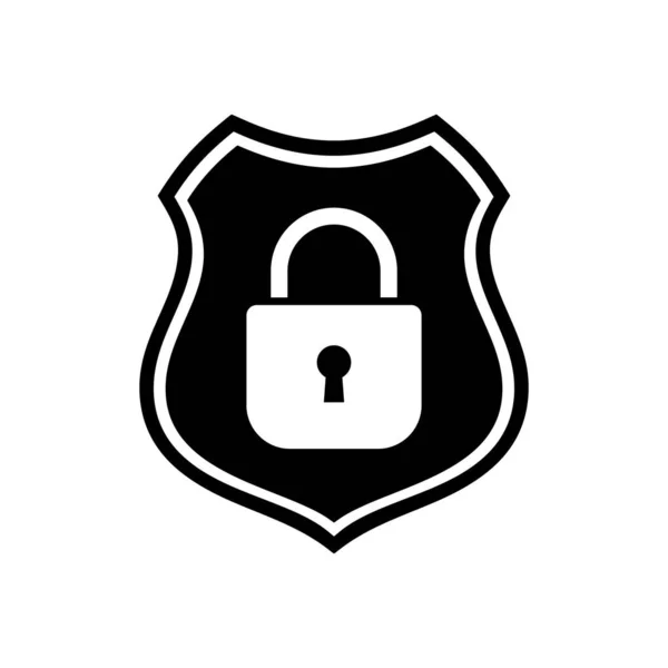 Shield Security Protection Icon — Stock Vector