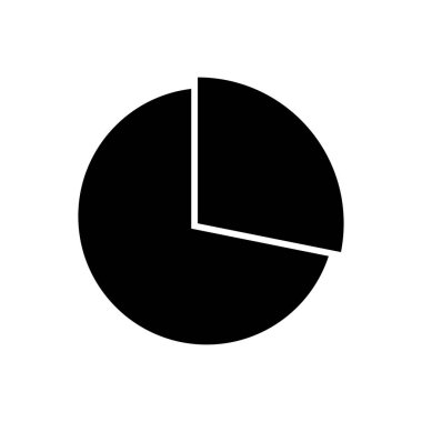 Pasta grafiği vektör illüstrasyonu