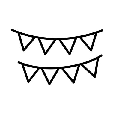 parti kutlaması kiraz kuşu ikon vektör illüstrasyon tasarımı