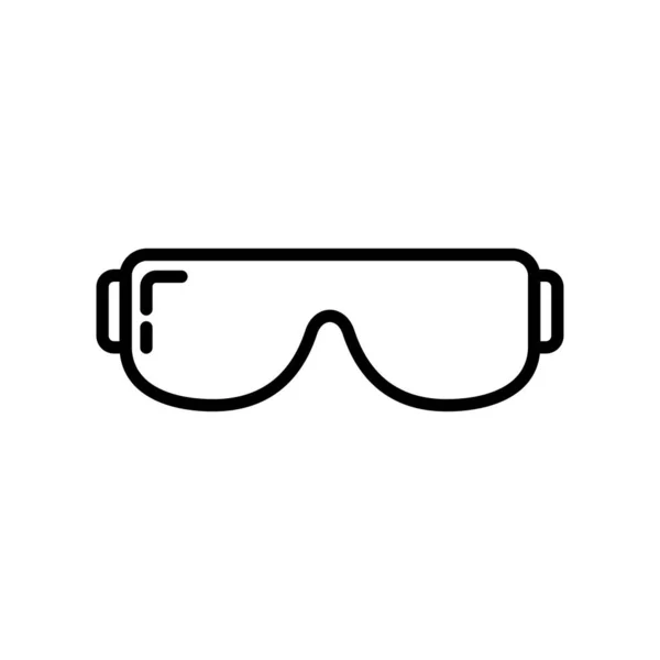 Ikona Brýlí Vektorová Ilustrace — Stockový vektor